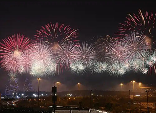 林州市焰火晚会